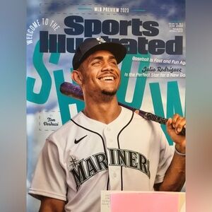Julio Rodriguez Seattle Mariners First Sports Illustrated, April 2023. NEW!